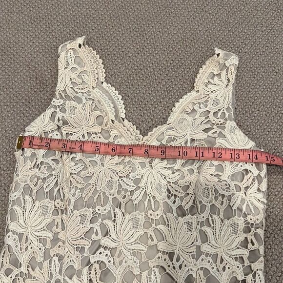 Ann Taylor Petite Cream Floral Sheath Dress- 2P - Picture 9 of 11